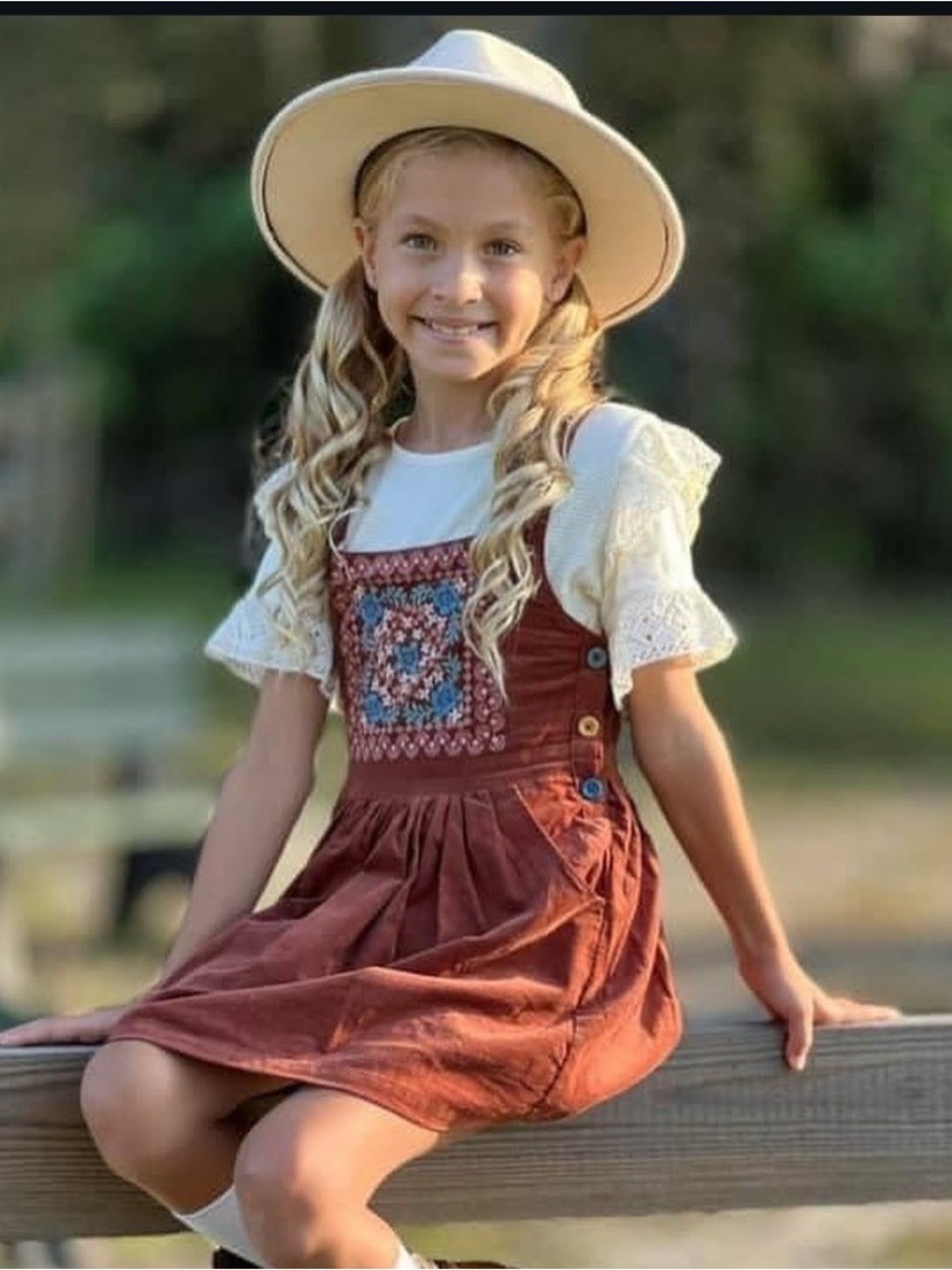 Matilda Jane Just Imagine Arya Jumper Dress Sz 4T EUC